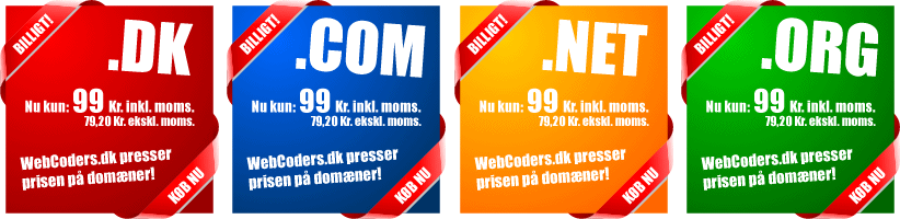 Billige dom&aelig;ner