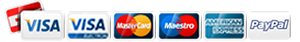 BETAL MED: VISA/DANKORT, VISA ELECTRON, MASTERCARD, MAESTRO, AMERICAN EXPRESS, PAYPAL ELLER BANKOVERF&Oslash;RSEL